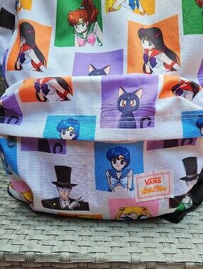 Collector Bag Vans ANIME Kids Sailor7 Moon Multicolor Character Print Backpack